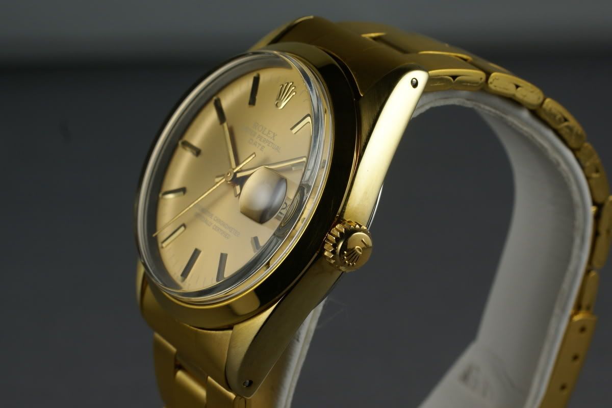 rolex 1550 gold cap